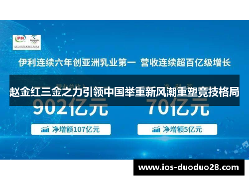 赵金红三金之力引领中国举重新风潮重塑竞技格局