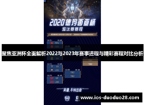 聚焦亚洲杯全面解析2022与2023年赛事进程与精彩赛程对比分析